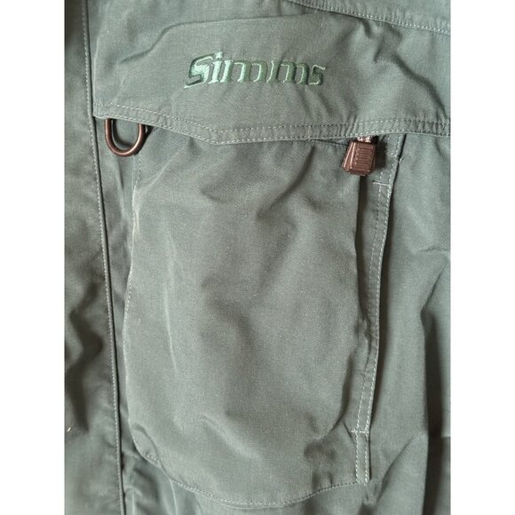 Vintage Simms Goretex Jacket Dry Coat Men’s Small Green Rare - Picture 7 of 16